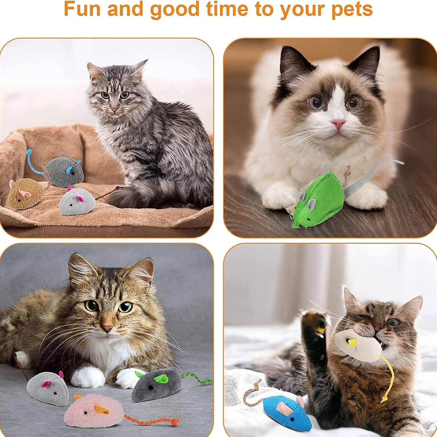 Fake Mouse Toy Kitten Cat