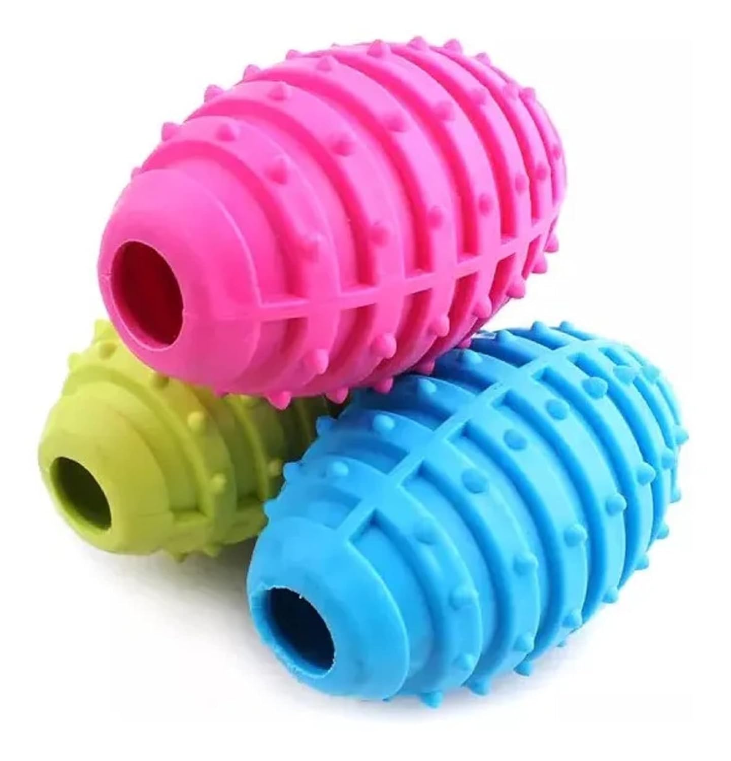 Pink Spiked Treat Ball Toy