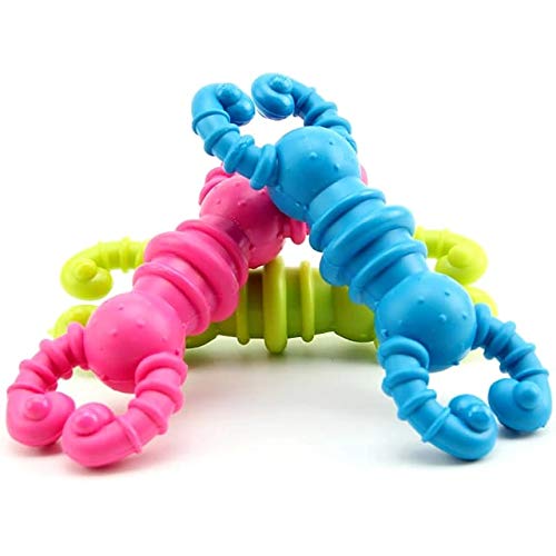 Blue Rubber Chew Bone Toy