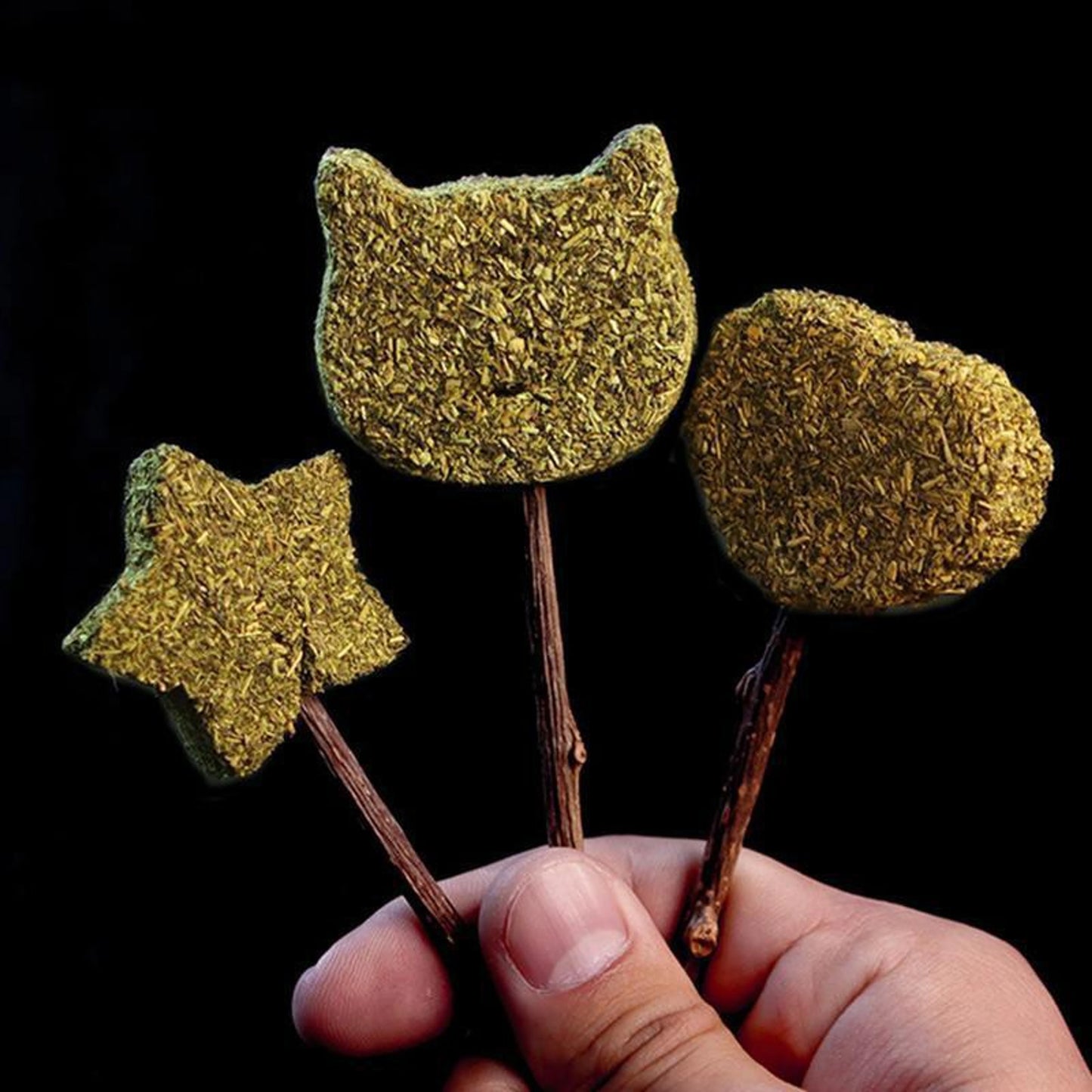 Catnip Wooden Cat Teething Toy
