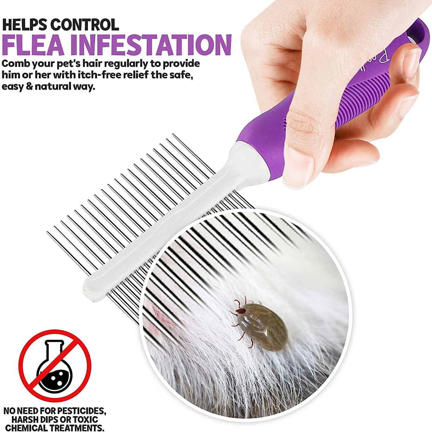 Double-Sided Pet Grooming Brush