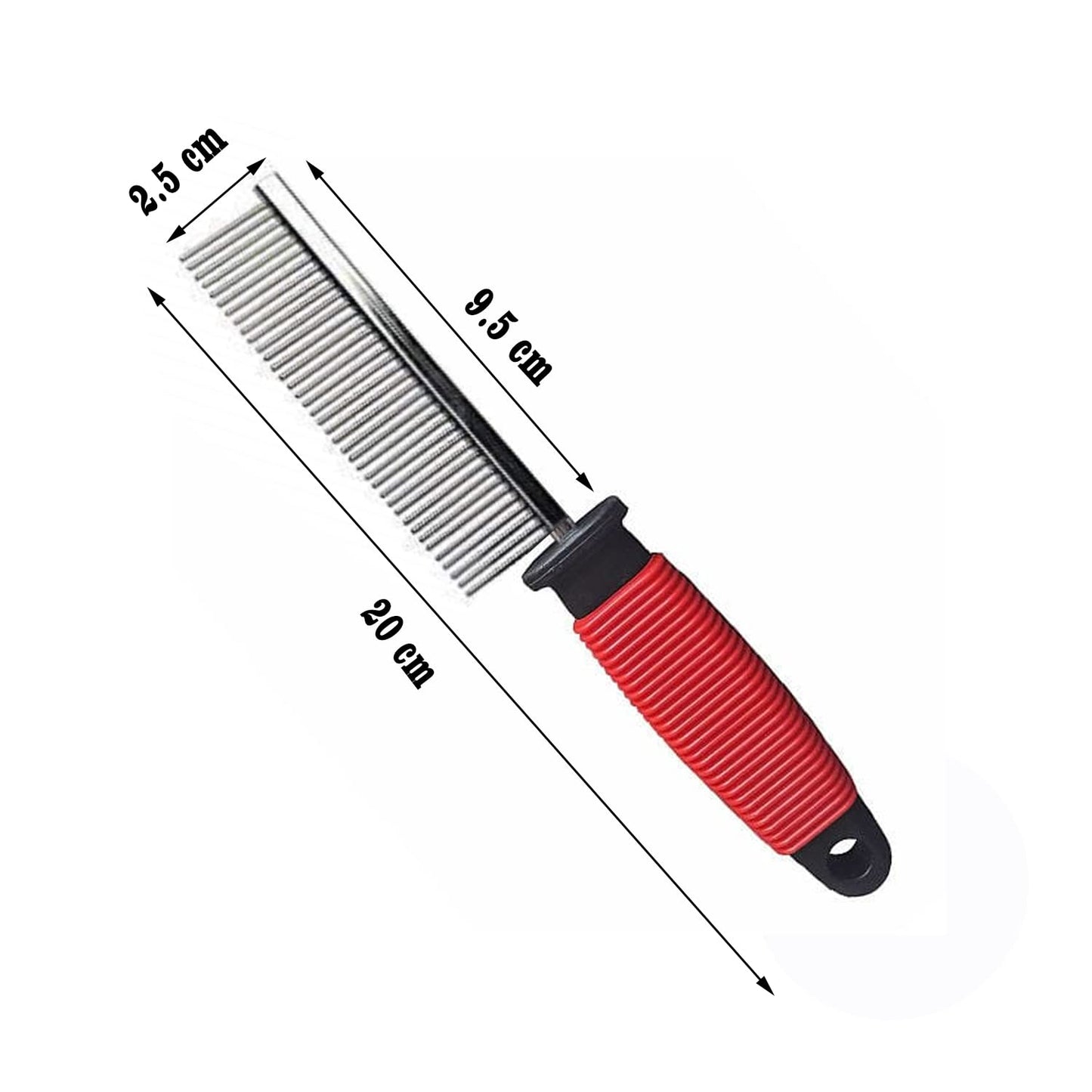 One Side Stainless Steel Grooming Comb for Pets