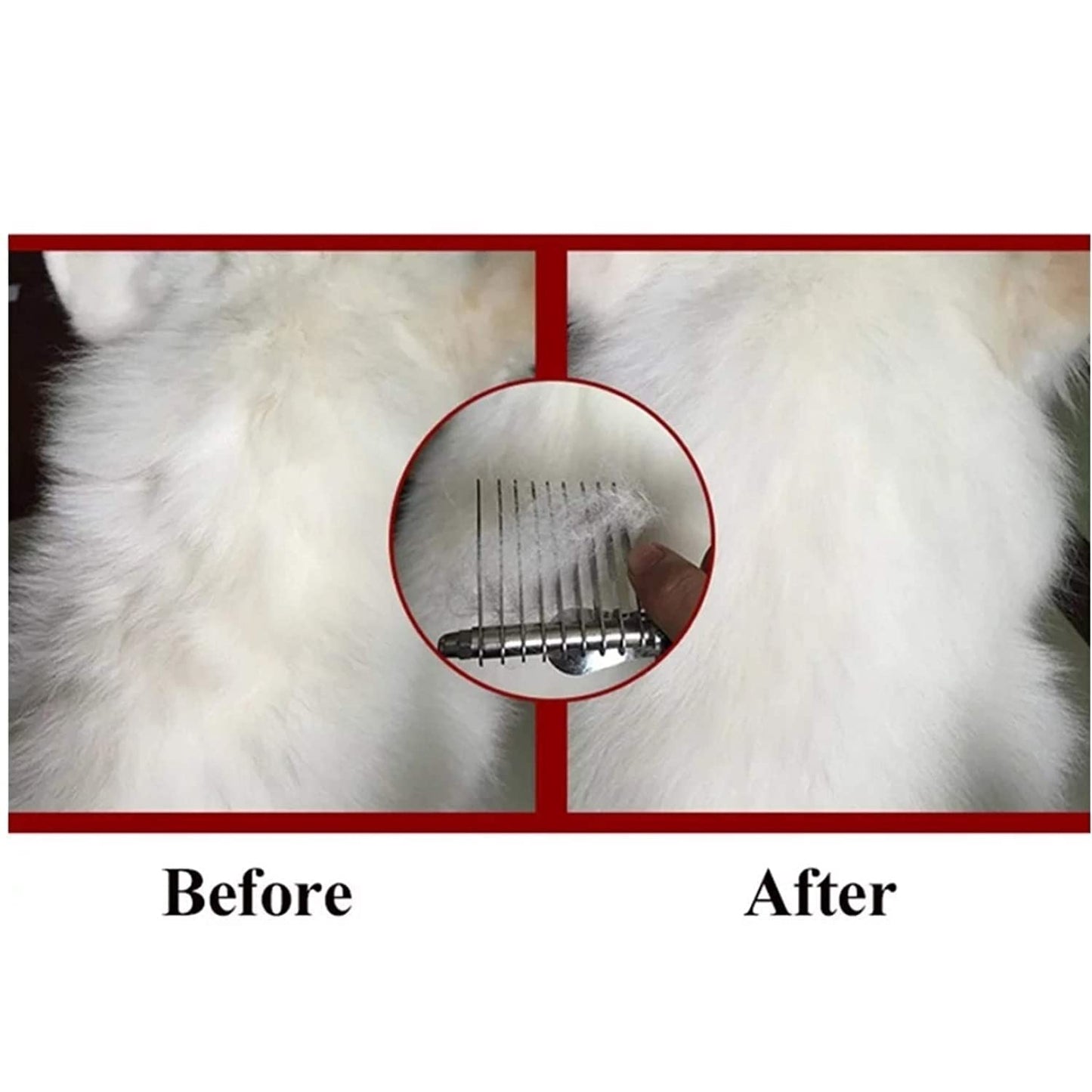 Dog & Cat Dematting Grooming Brush, Comb