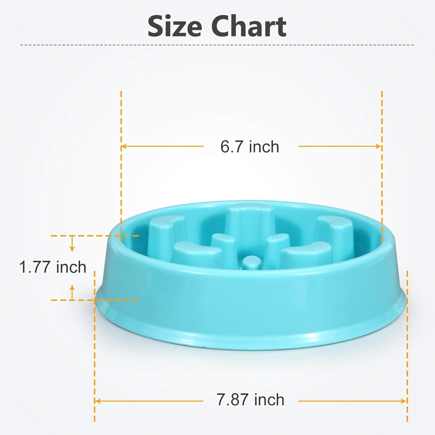 Pink Slow Feeder Dog Bowl