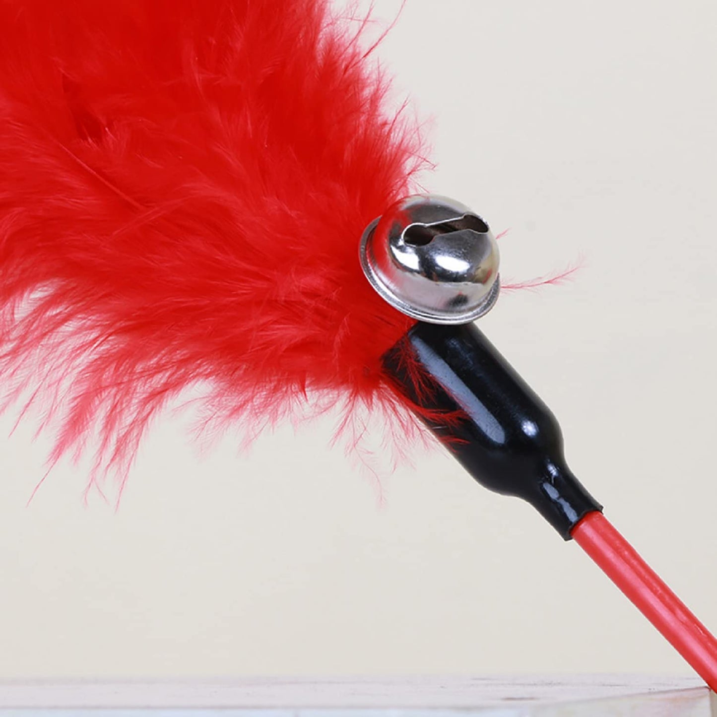 Feather Worm Teaser Cat Wand