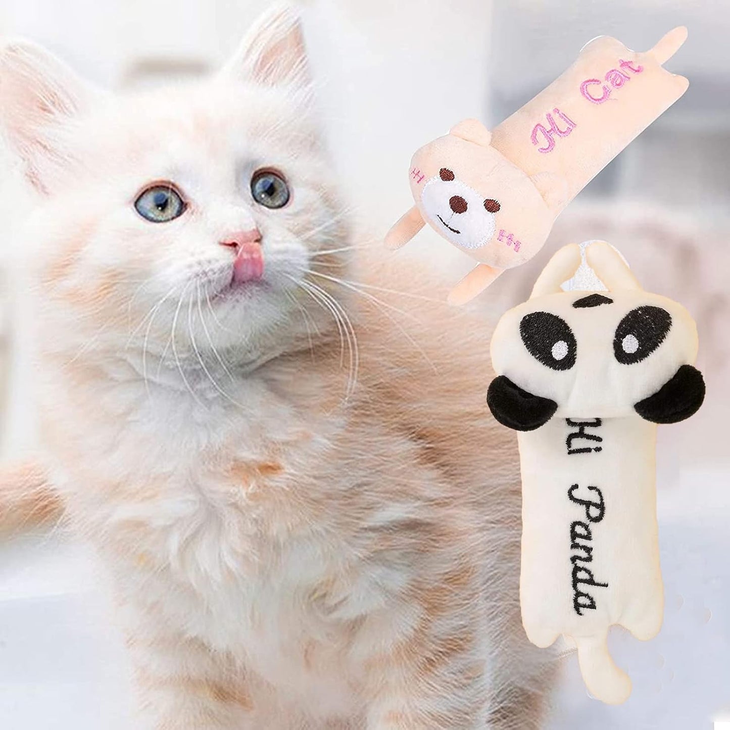 Panda Pattern Cat Toys, Chewable