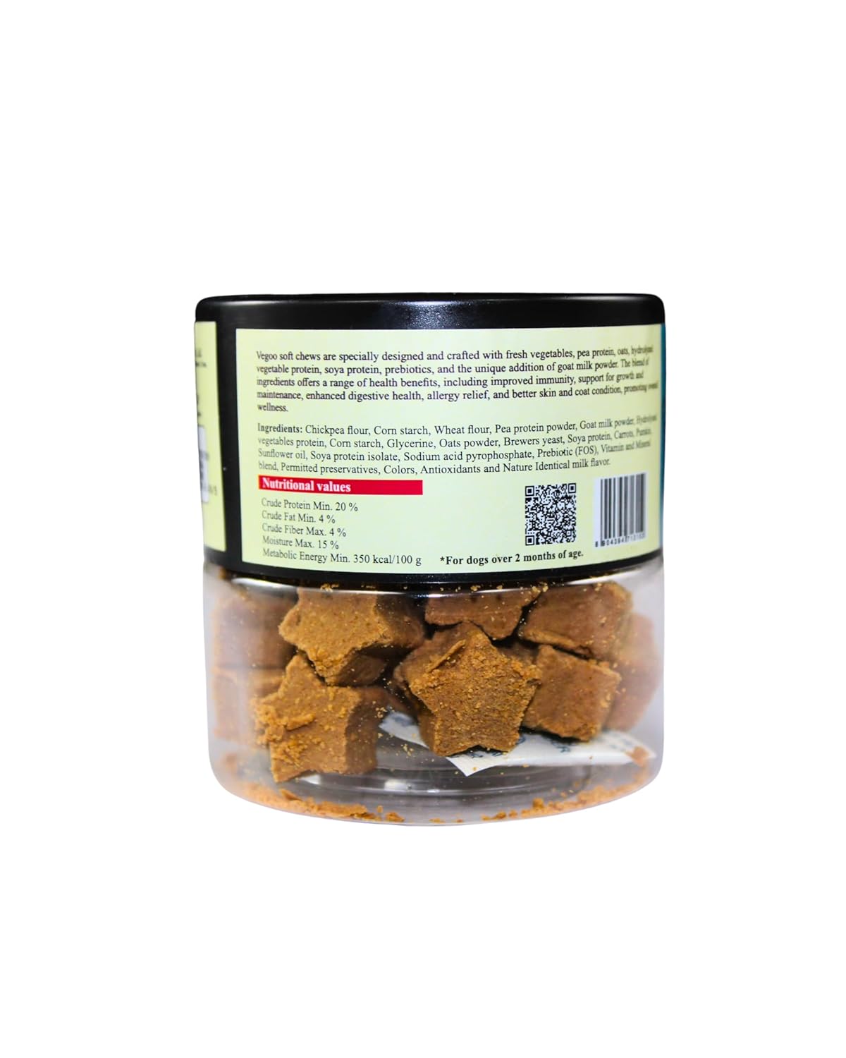 Dog Treats Goat Milk Flavored Dog Chew Bites 120g