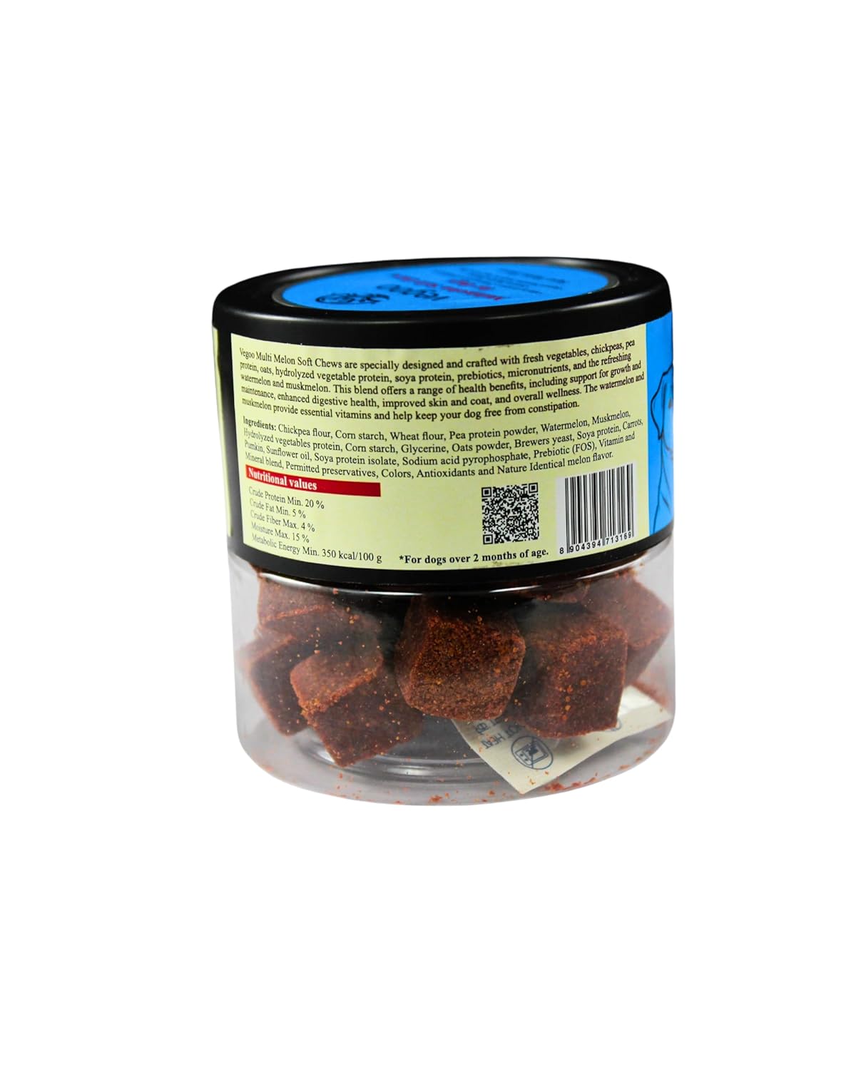 Dog Treats Super Melon Flavored Dog Chew Bites 120g