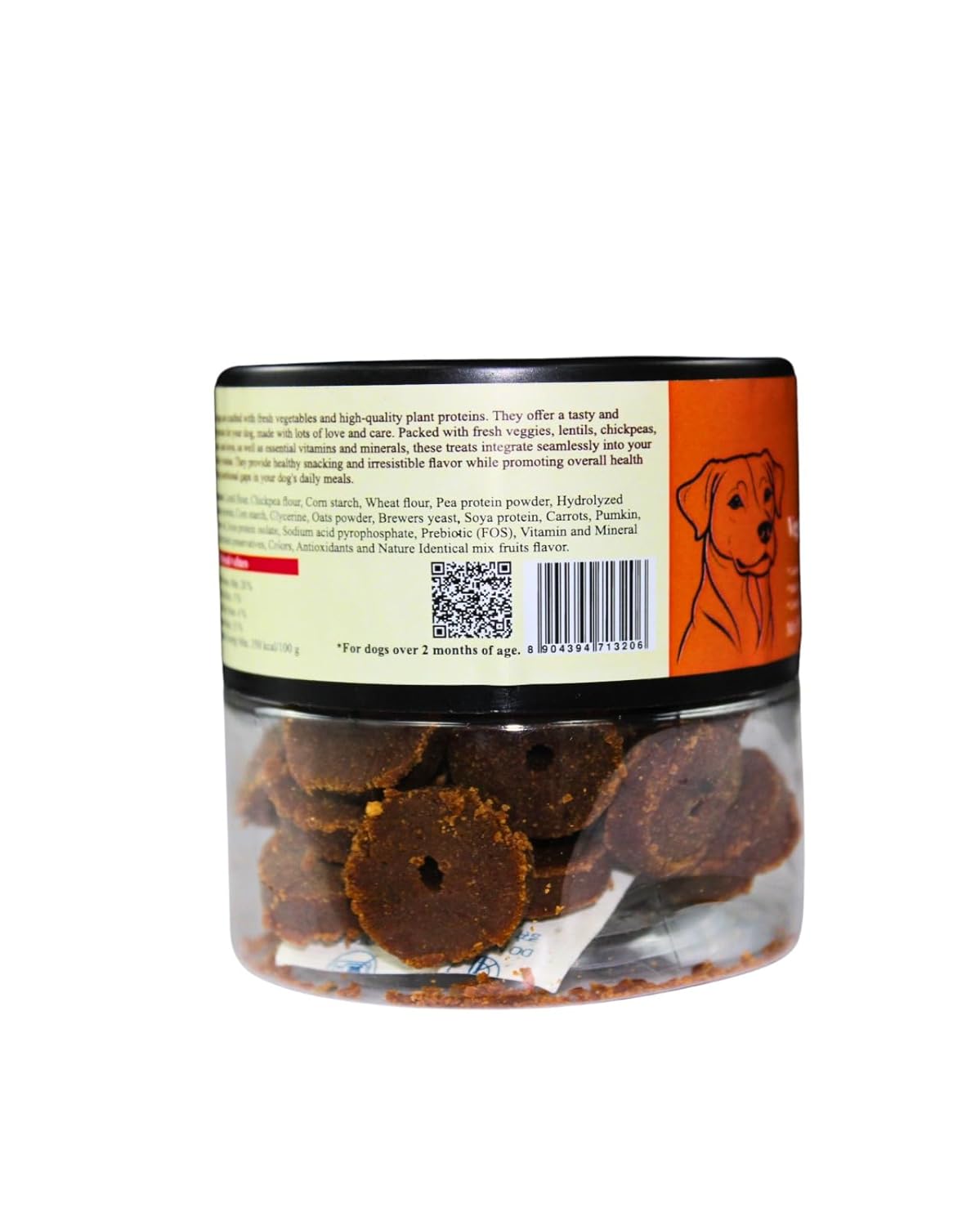 Dog Treats Rings for Dog Chew Bites 120g (Mix Fruit)