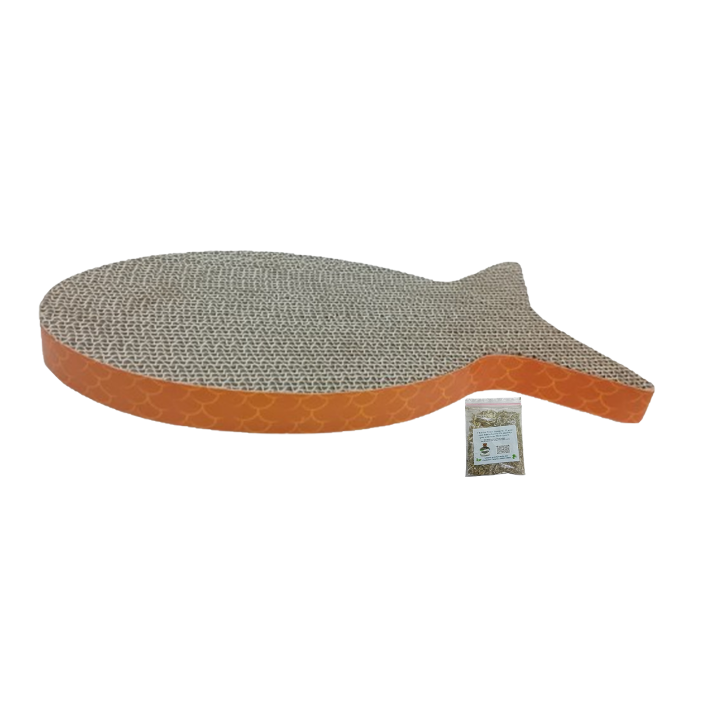 Cat Scratcher Board, Fish Shaped for Kittens & Cats