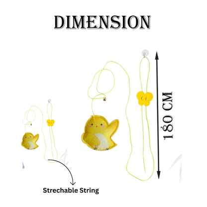 Interactive Cat toy with elastic string  for Cheerful Cats