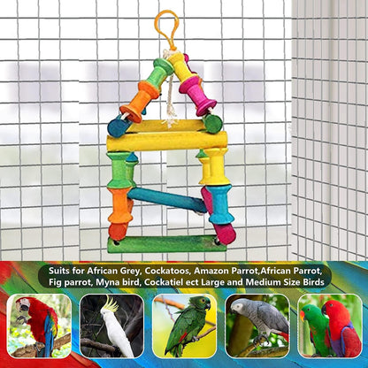 Parrot Cage Hammock Swing, Pet Hanging Toy