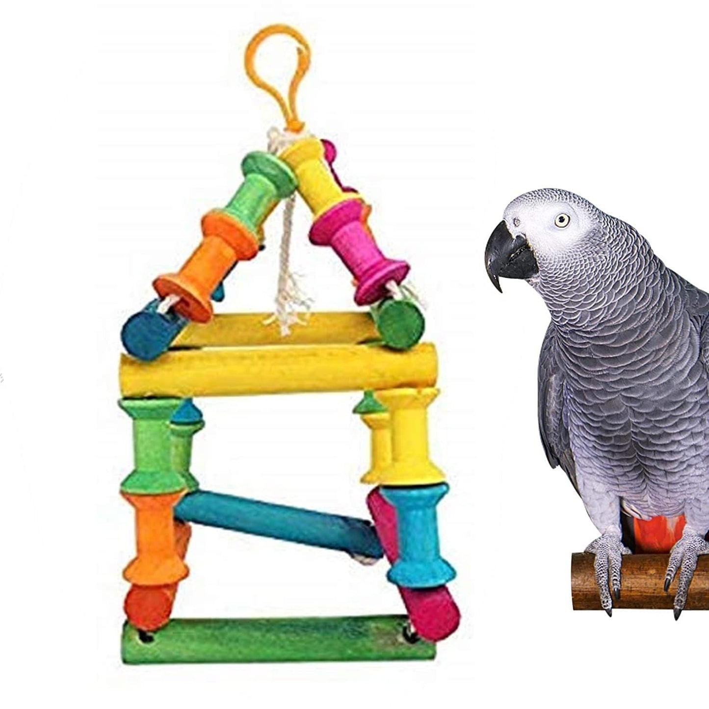 Parrot Cage Hammock Swing, Pet Hanging Toy