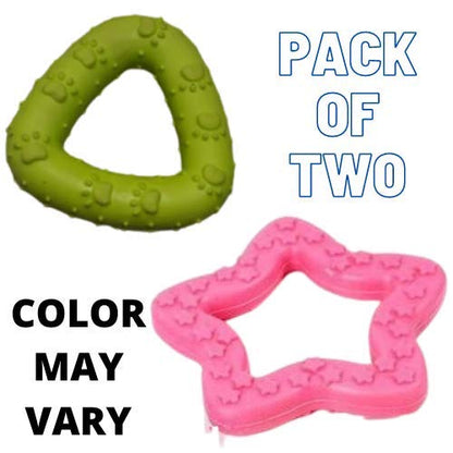 Natural Rubber Dog Chew Toy Combo