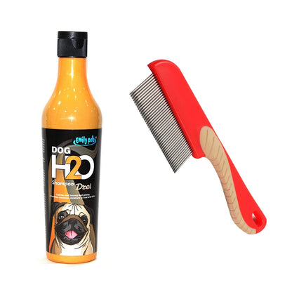 Anti-Dandruff Dog Shampoo with Comb