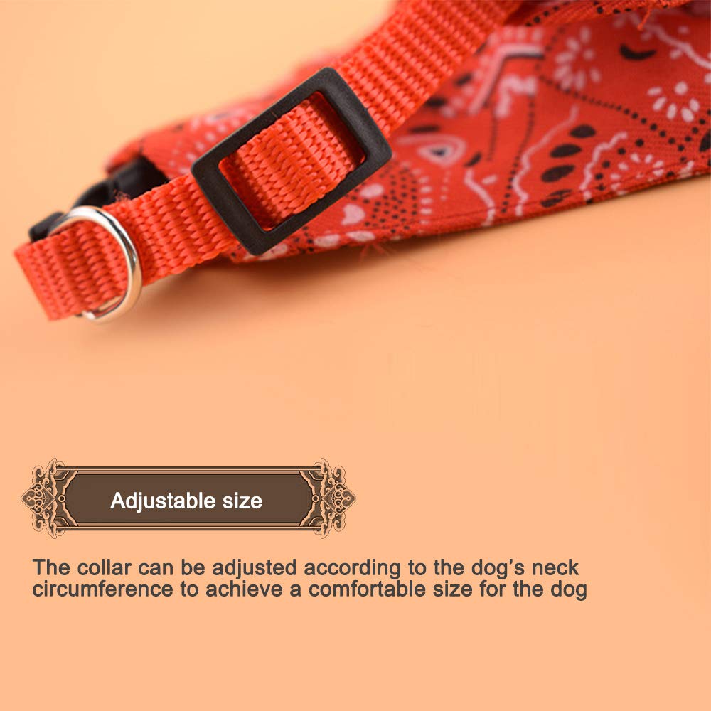 Printed Triangle Bandana Collar for Pets