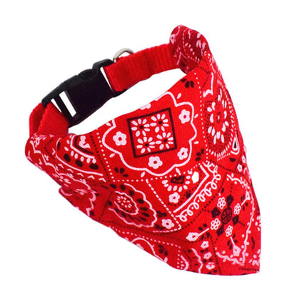 Printed Triangle Bandana Collar for Pets