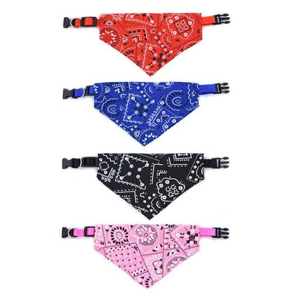 Printed Triangle Bandana Collar for Pets