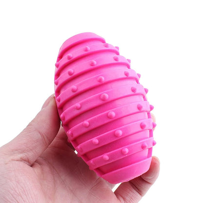 Pink Spiked Treat Ball Toy