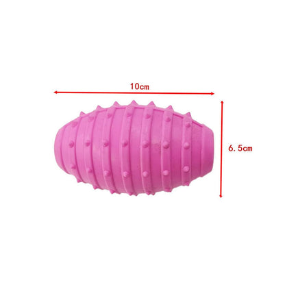 Pink Spiked Treat Ball Toy