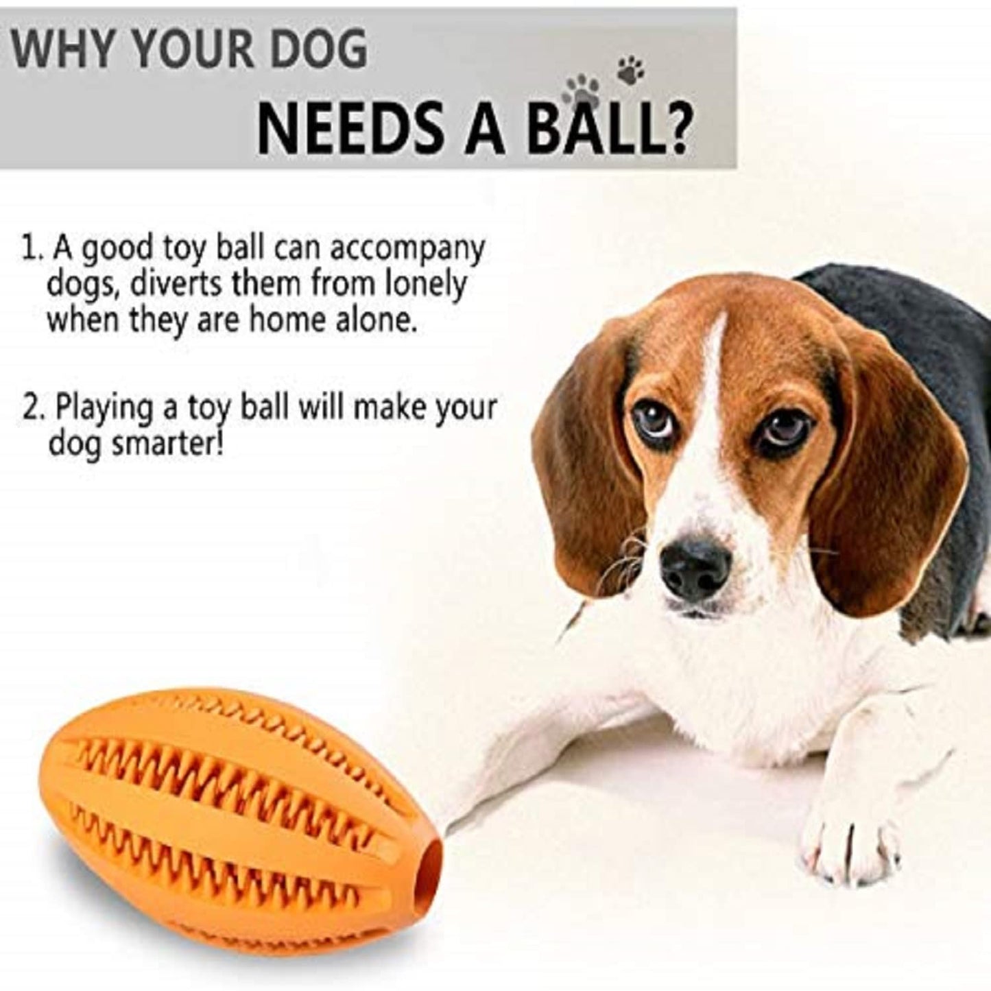 Dog Interactive Ball for Dog Teeth Cleaning