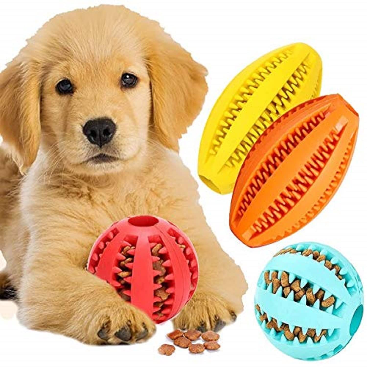 Dog Interactive Ball for Dog Teeth Cleaning