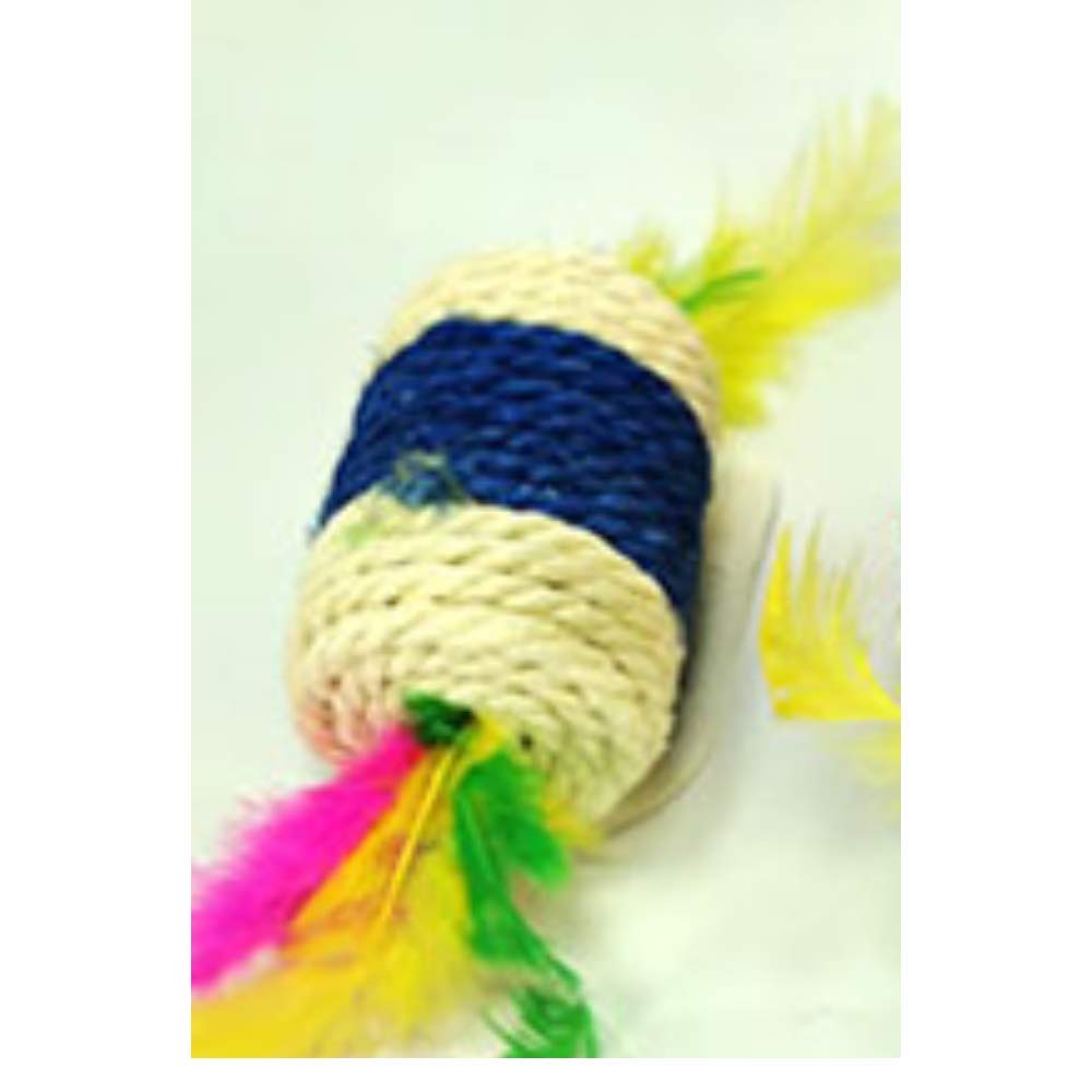 Interactive Feather Rope Cat Toy