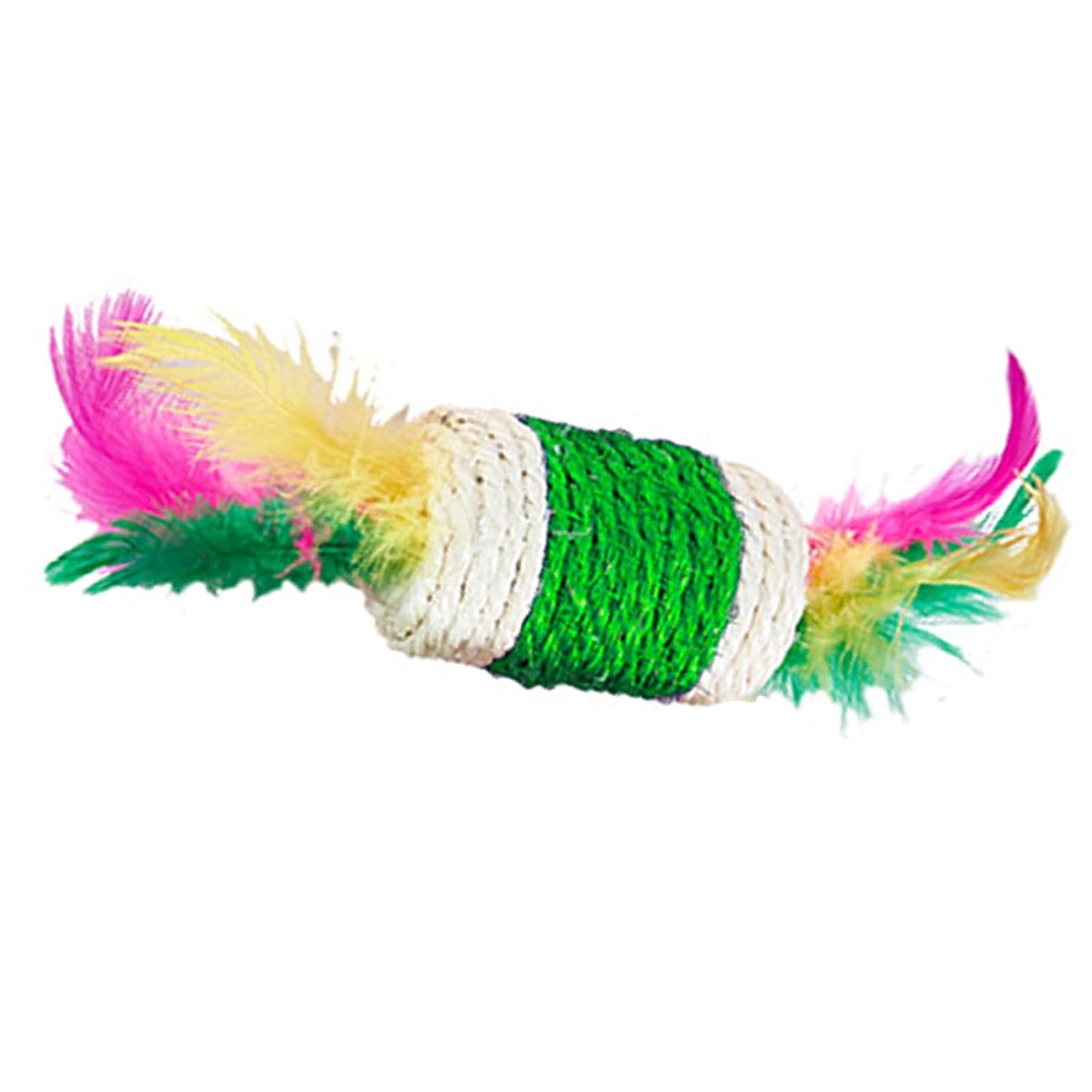 Interactive Feather Rope Cat Toy