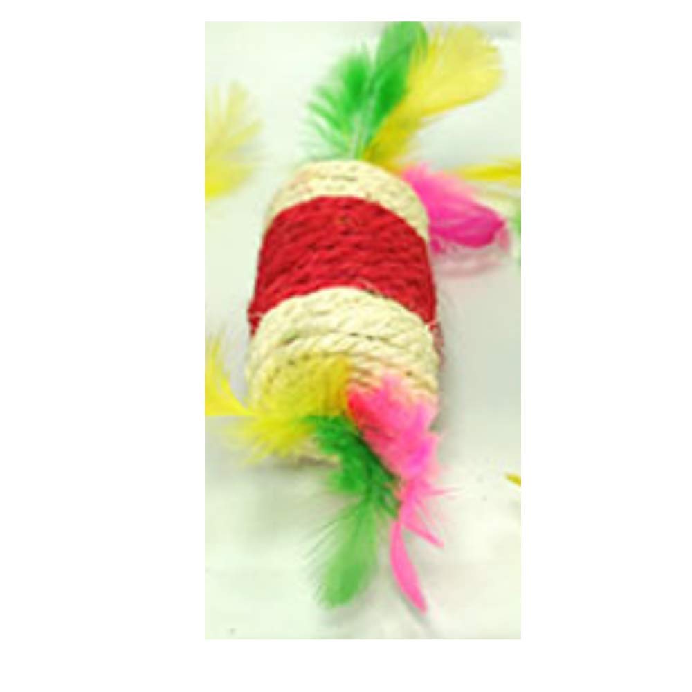 Interactive Feather Rope Cat Toy