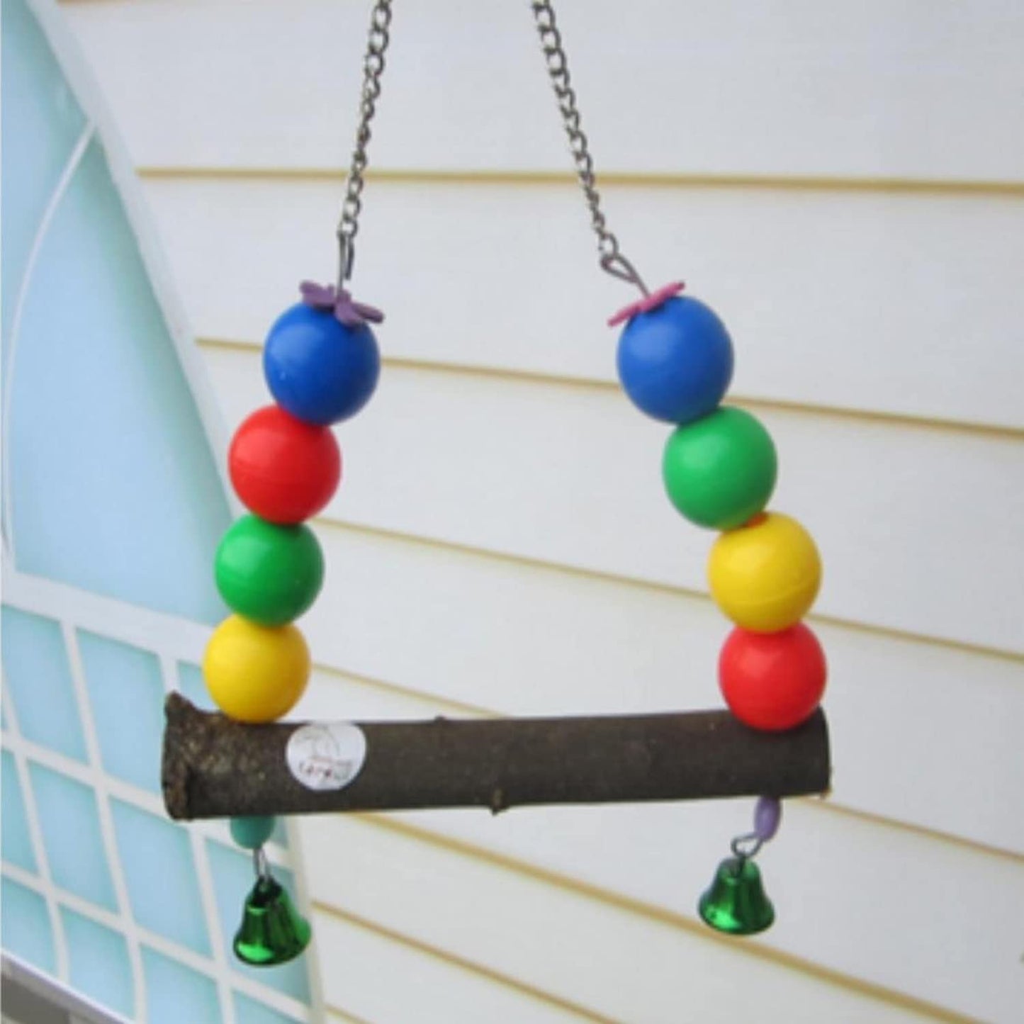 Pet Bird Chew Cages Hang Toys Swing