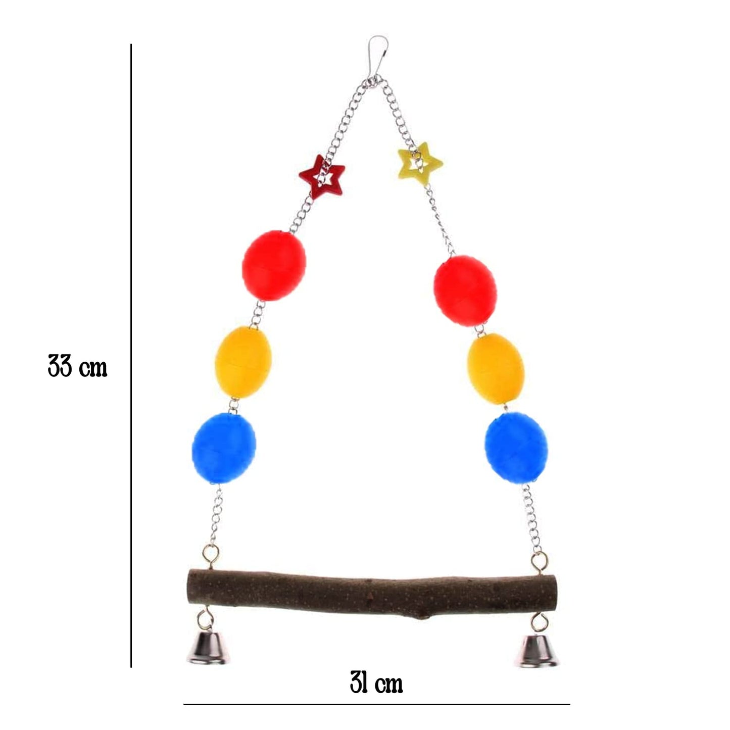 Pet Bird Chew Cages Hang Toys Swing