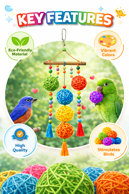 Colorful Rattan Balls Pack