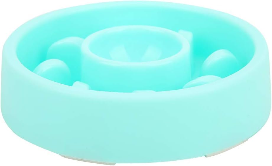 Dog Slow Feeder Bowl - Blue