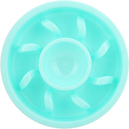 Dog Slow Feeder Bowl - Blue