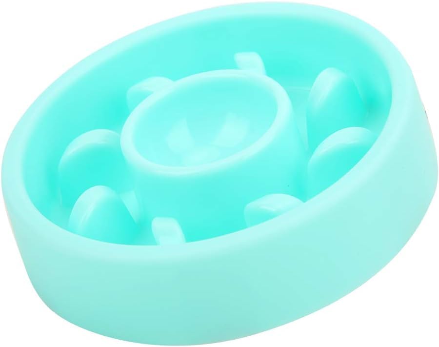 Dog Slow Feeder Bowl - Blue