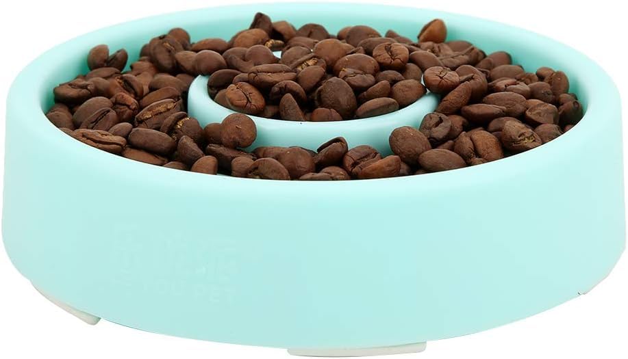 Dog Slow Feeder Bowl - Blue
