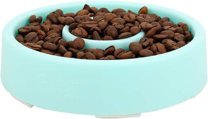Dog Slow Feeder Bowl - Blue