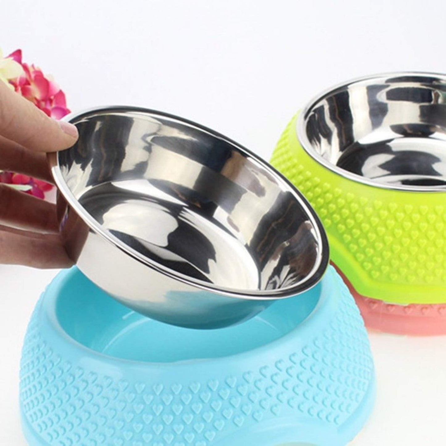 Stainless Steel Anti-Slip Pet Bowl