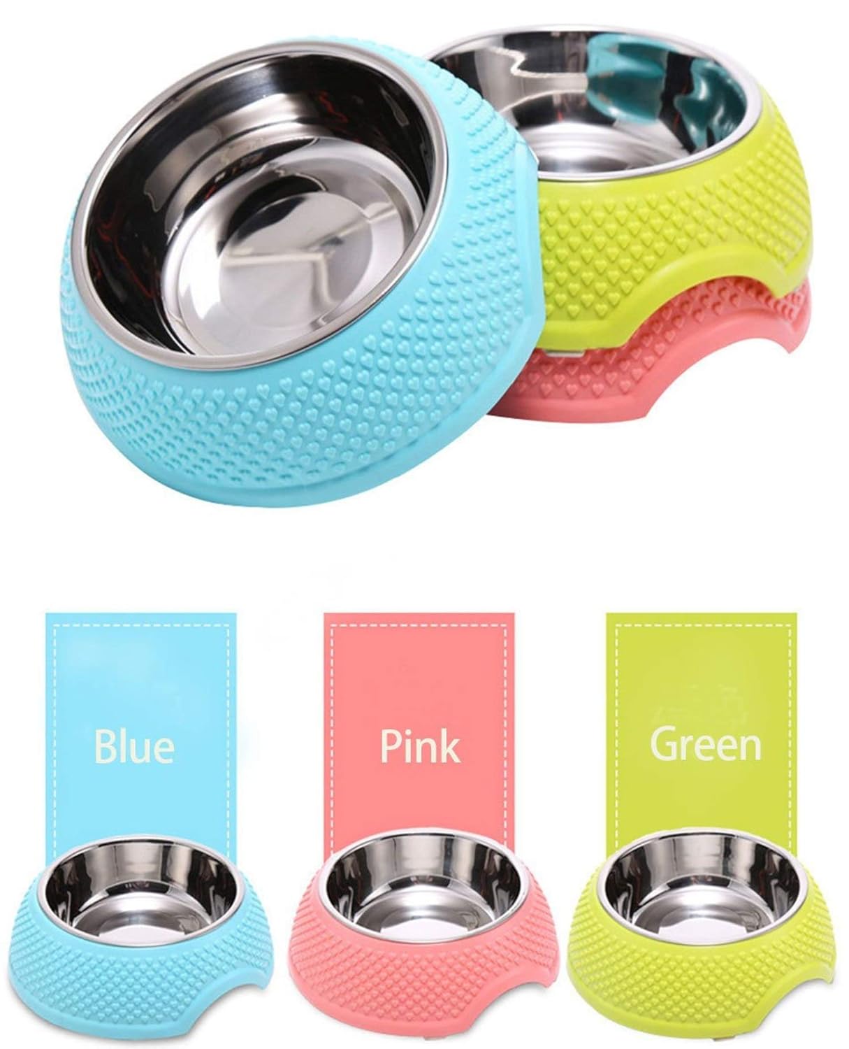 Stainless Steel Anti-Slip Pet Bowl
