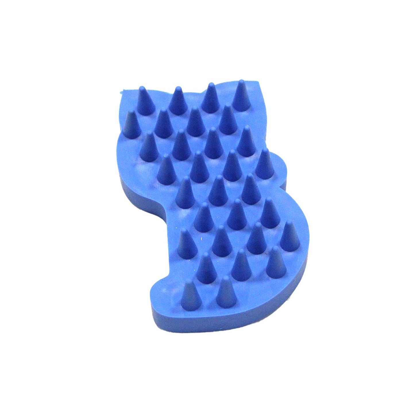 Cat Shaped Pet Grooming Brush, Blue