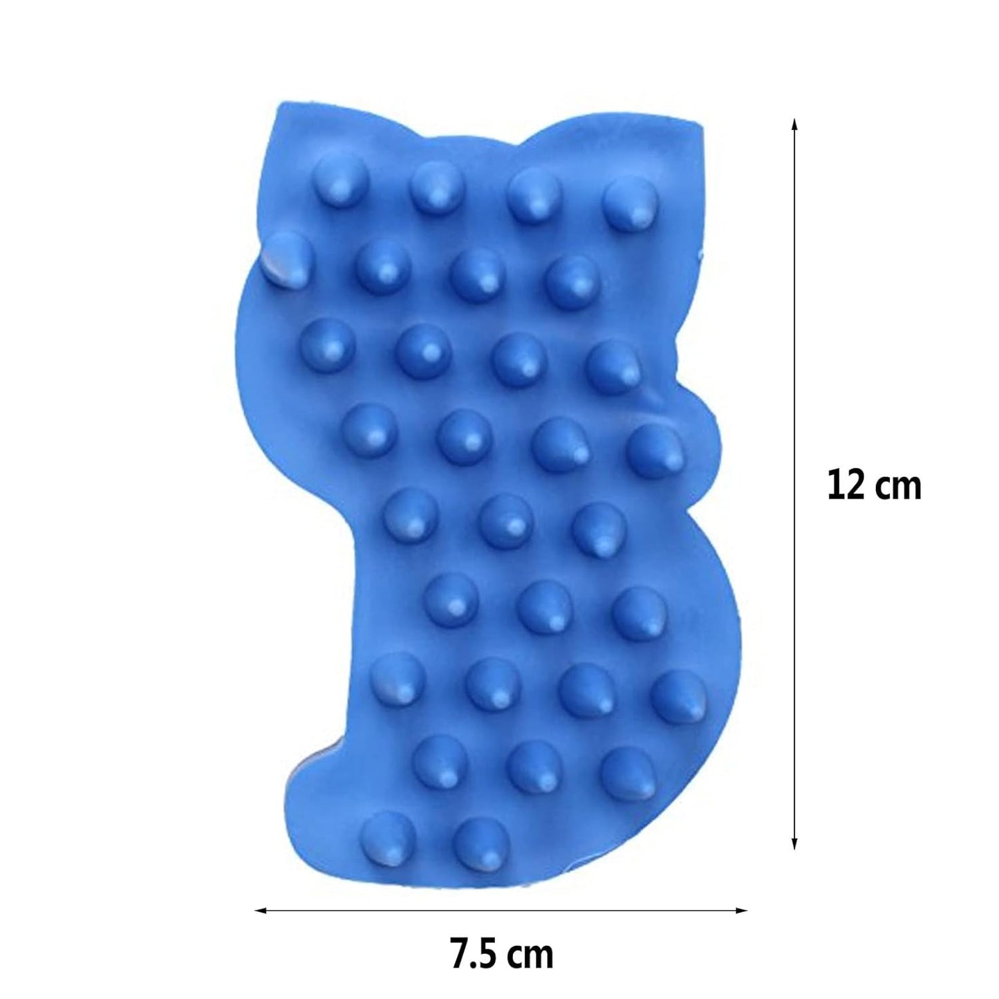 Cat Shaped Pet Grooming Brush, Blue
