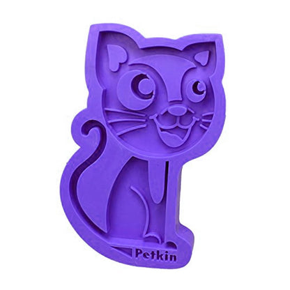 Purple Silicone Pet Grooming Brush