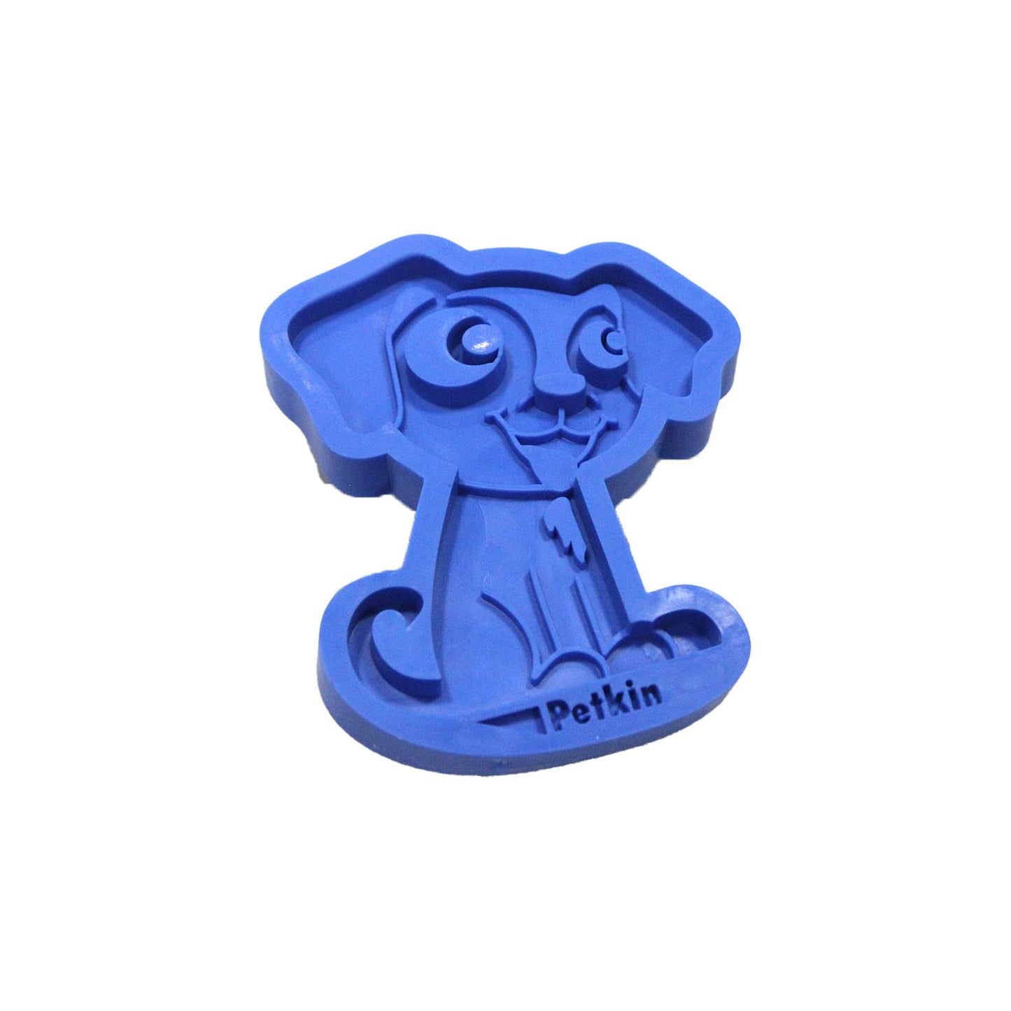 Blue Rubber Pet Bath Brush