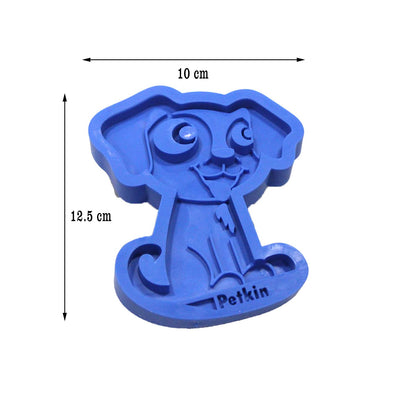 Blue Rubber Pet Bath Brush