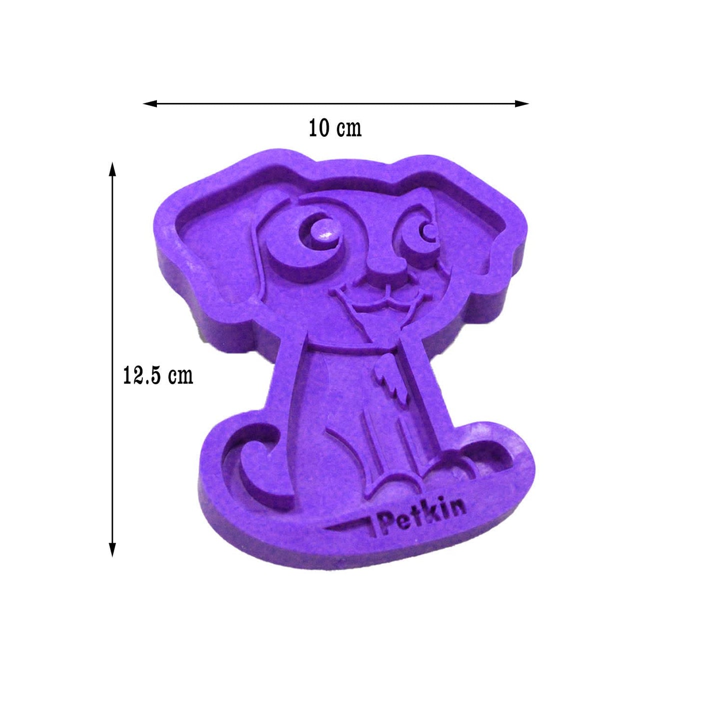 Purple Rubber Pet Bath Brush
