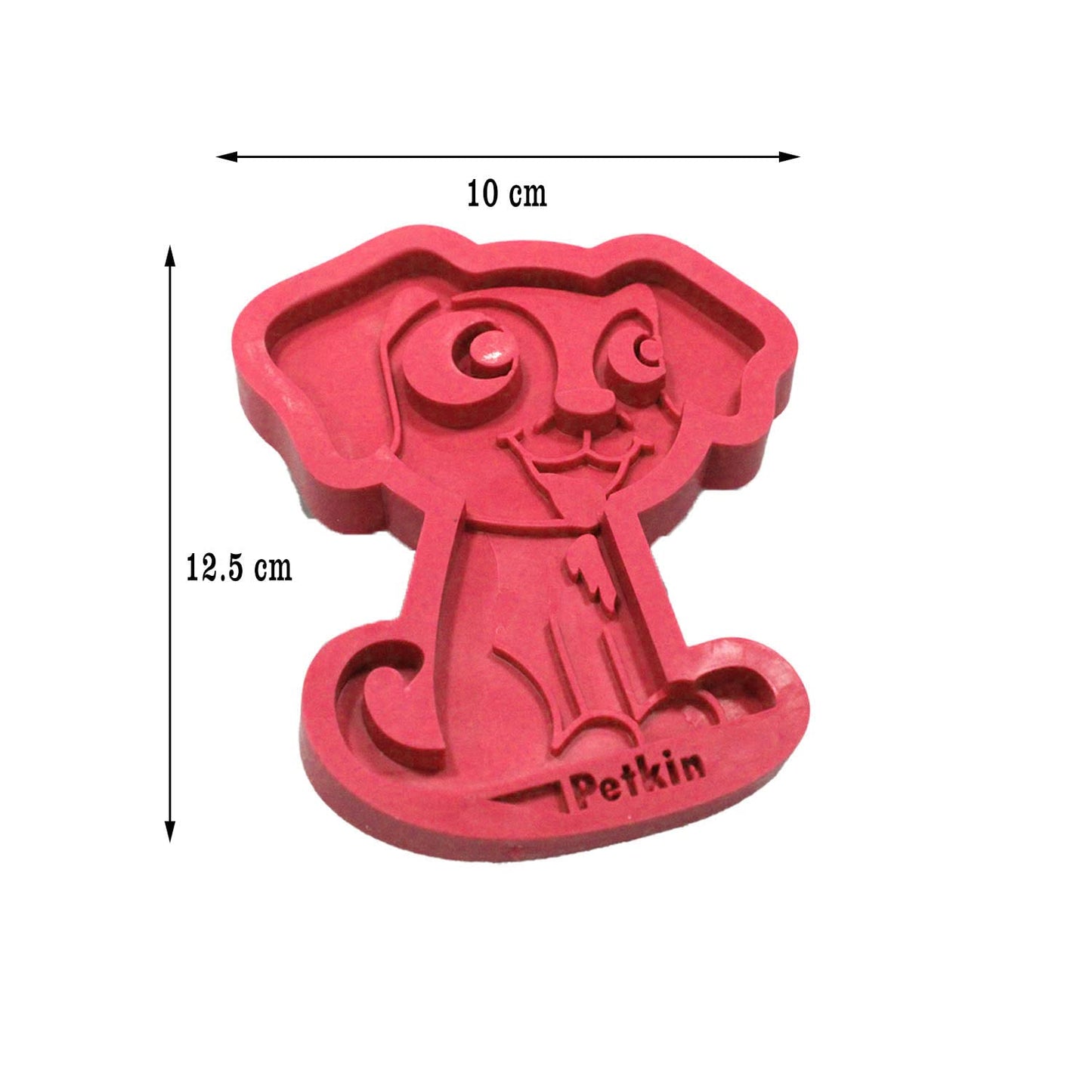 Red Rubber Pet Bath Brush