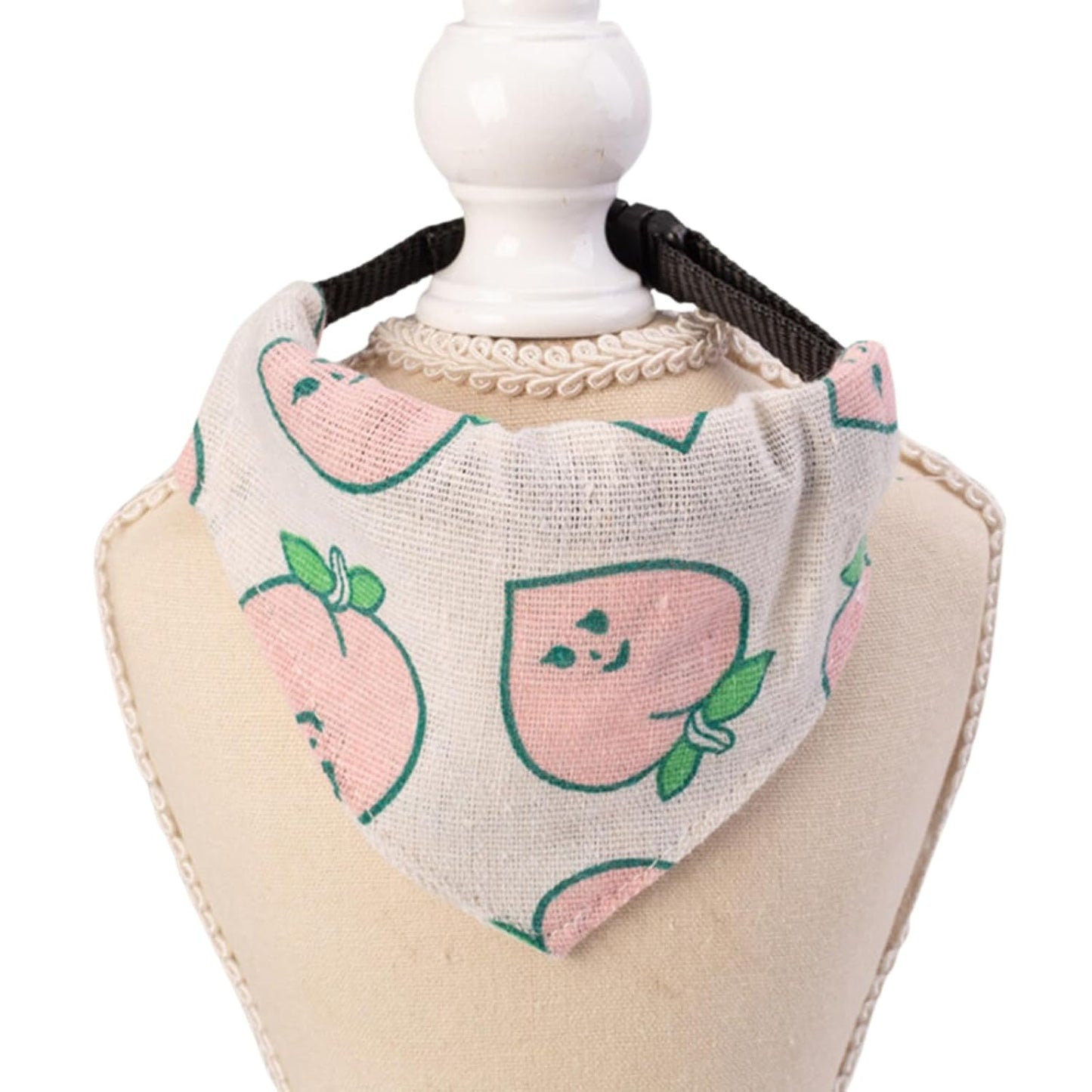 Small Peach Puppy Neckerchief Collar