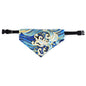 Adjustable Pet Collar with Slobber Towel (BLUE)