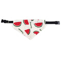 Adjustable Pet Collar with Slobber Towel (WATREMELON)