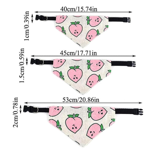 Adjustable Cute Pet Collar with Towel